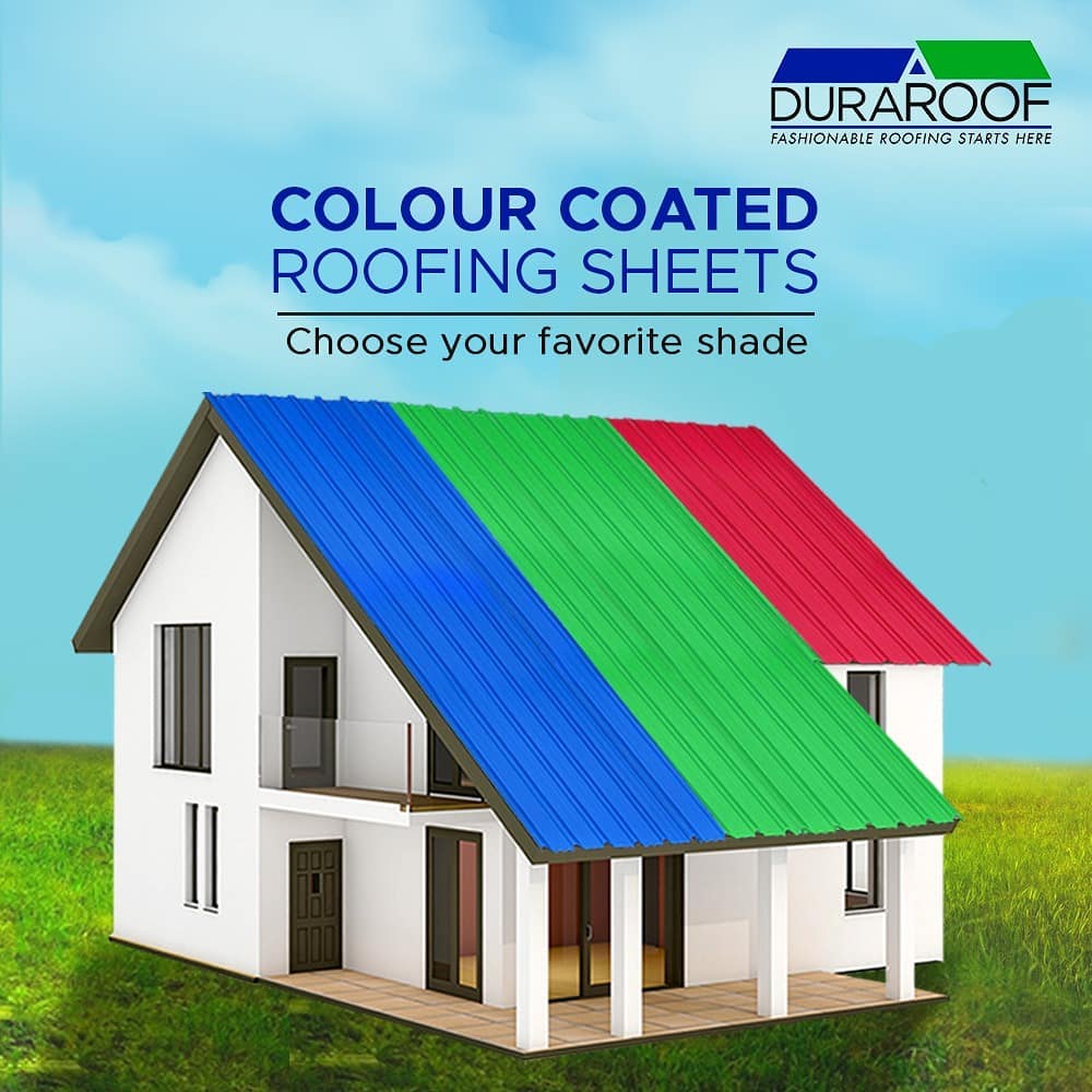 colour coated roofing sheets